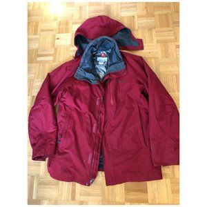 Columbia Men's Winter Jacket - Red (Size L)